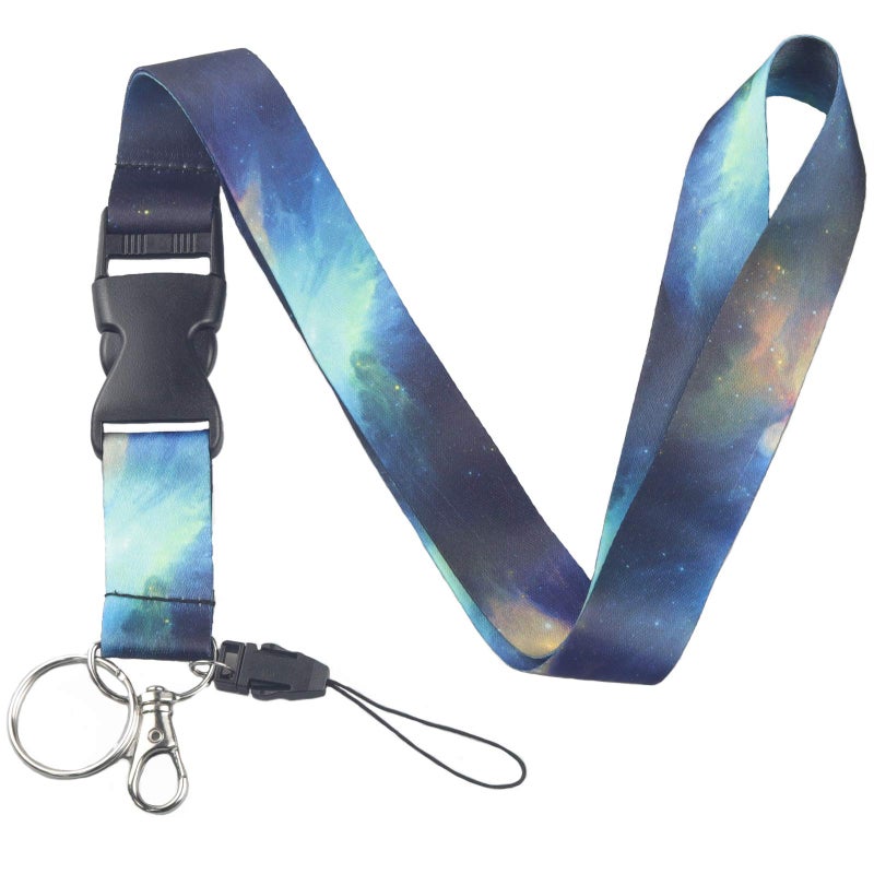 Yiflin Cute Neck Lanyard for Keys Keychain Wallet ID Card Holder with Quick Release Buckle - Image 1